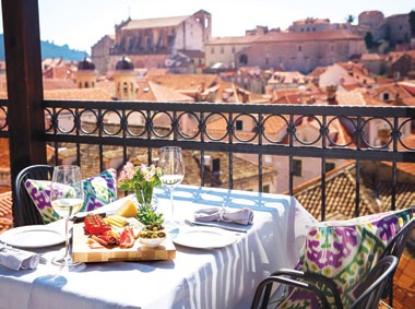 Hotel Stari Grad’s rooftop view