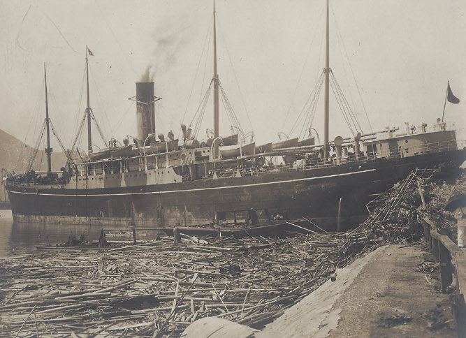 A British steamer, Monteagle, stranded in Kowloon Torpedo Depot (present Jordan), was later refloated and repaired.