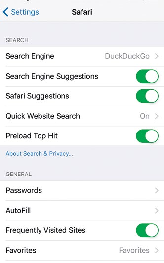 Apple has added DuckDuckGo as a search choice in iOS and OS X for privacy-minded users