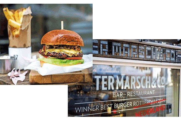 Make a stop at Ter Marsch & Co. for its De Burgeresse and you can lay claim to having tasted the best burger in the whole of Netherlands.