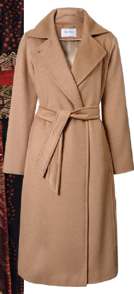 Manuela camelhair coat, $3,739