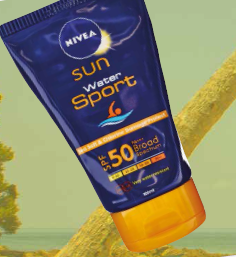 Nivea Sun Water Sport SPF50/PA+++ ($19.90, leading pharmacies)