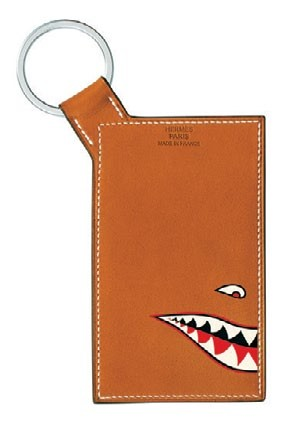 Barénia calfskin Shark
ID holder, $1,600