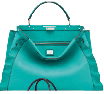 Peekaboo leather bag, $6,850, from Fendi.