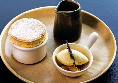 Apricot and
Lavender Souffle