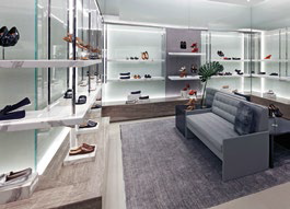 The first Michael Kors shoe salon in Singapore.