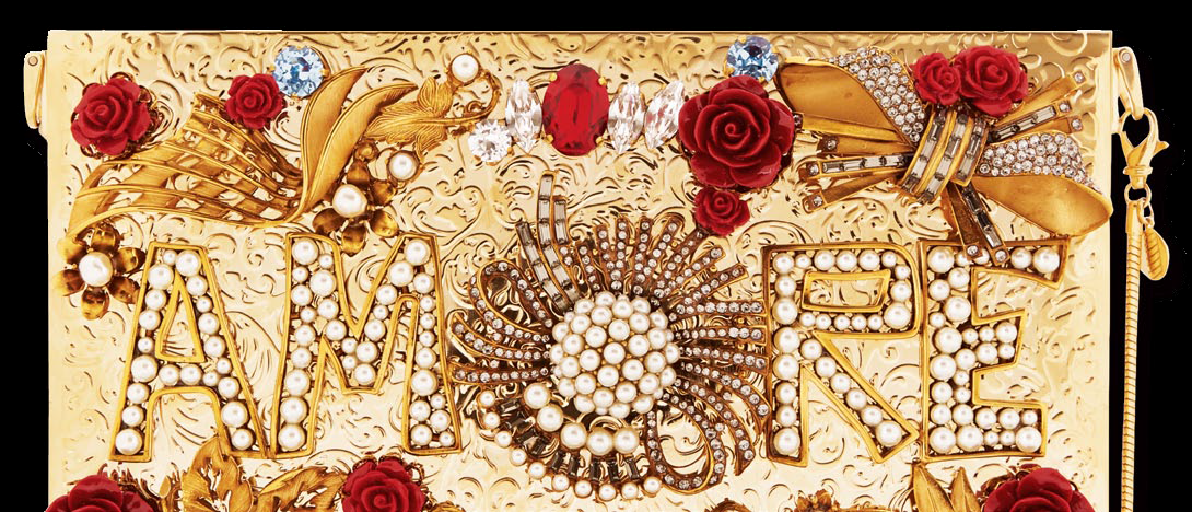 Clutch from Dolce & Gabbana.