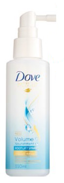 Dove Volume and Nourishment Root Lift Spray, $16.90.