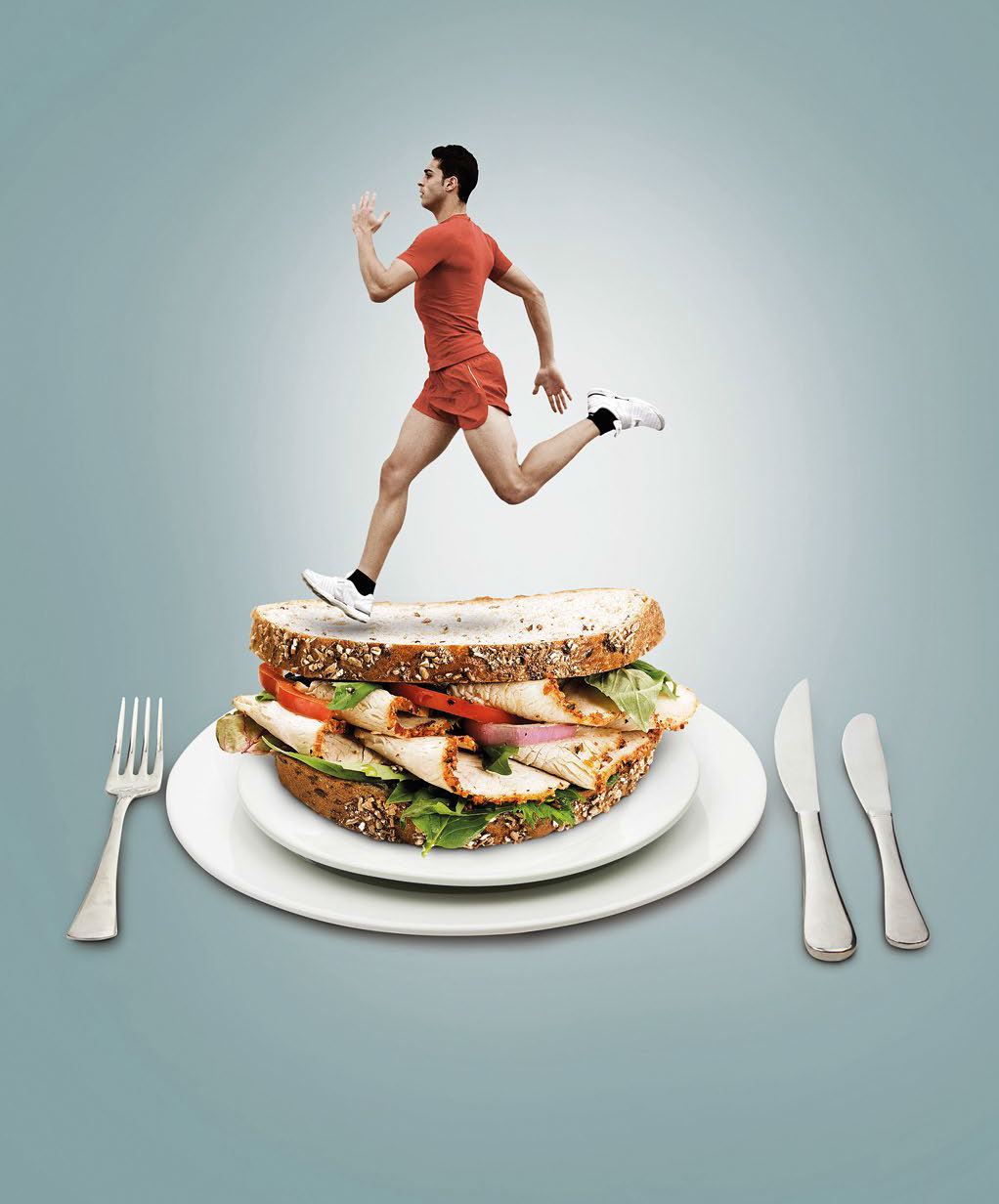 Photo ( SANDWICH ) ODED KLEIN /CORBIS , ( RUNNER ) BENWELSH / CORBIS & (PLATES) SERGIY KUZMIN / 123RF
ART DIRECTION & DIGITAL IMAGING ASHRUDDIN SANI