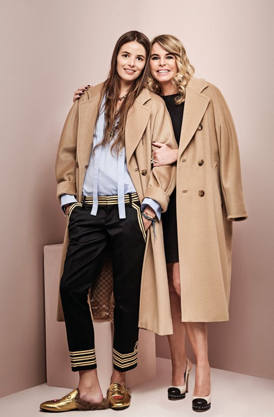 Max Mara launched a campaign featuring mothers and daughters wearing the same 101801 coat.