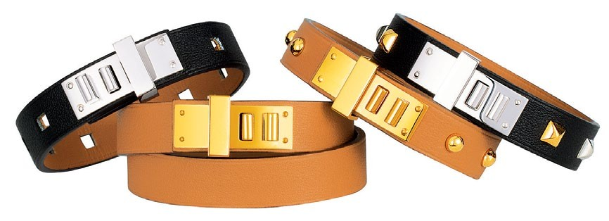 Swift calfskin bracelets, from $600 each