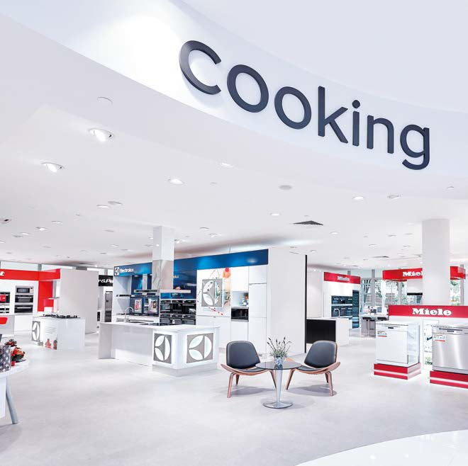 Catering to all kinds of cooking styles, the store brings together many built-in cooking appliance brands.