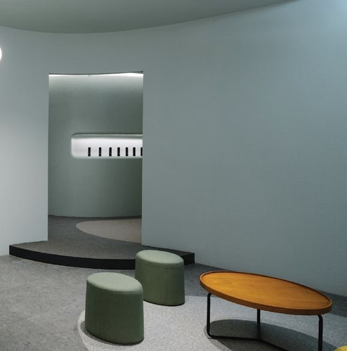 A soothing colour palette
puts your mind at ease