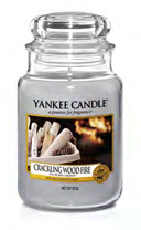 Crackling Wood Fire candle, $42.90, from Yankee Candle