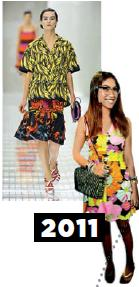 <b>Neon nights: At the peak of my neon obsession</b> Prada spring/summer 2011