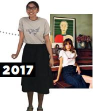 <b>When “a pop of colour” means wearing a grey t-shirt</b> Alexa Chung